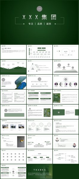 金融信贷集团企业介绍PPT模板